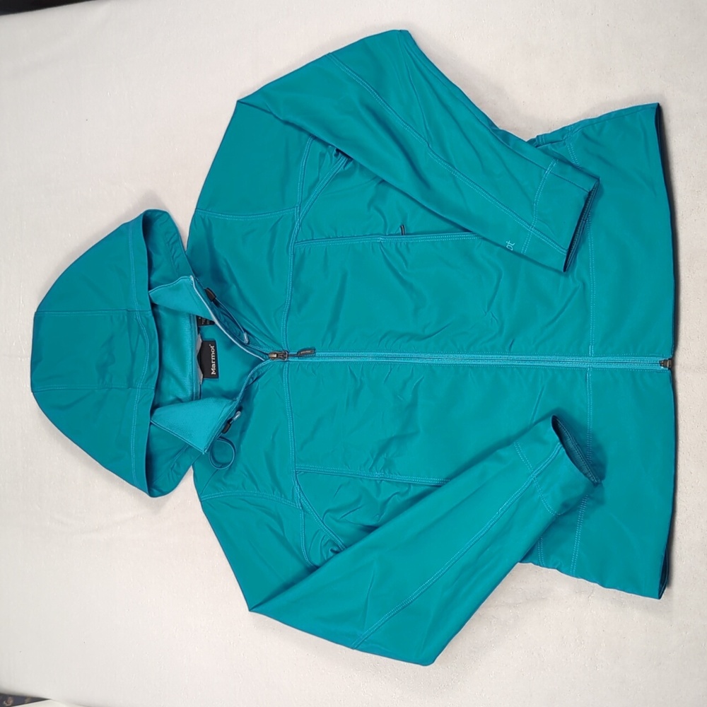 Marmot Softshell Hooded Full Zip Women's Jacket Size Small - Picture 2 of 7